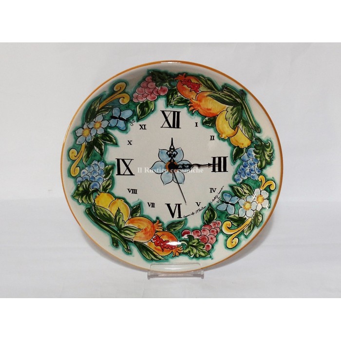 Orologio in ceramica di Caltagirone D 37