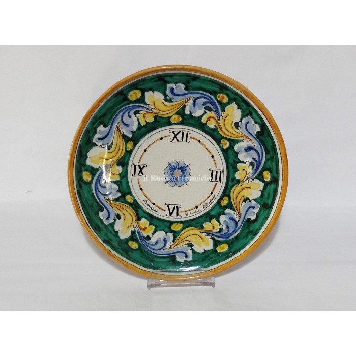 Orologio in ceramica di Caltagirone D 30